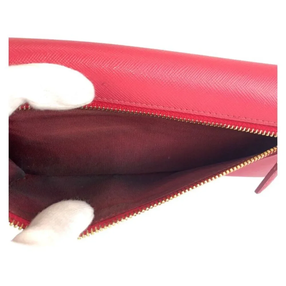 Prada Saffiano Ribbon Long Wallet